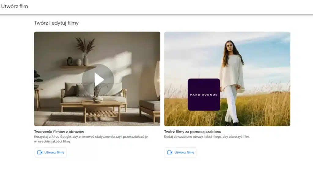 Automatyzacja Google Ads - kiedy warto używać AI w kampaniach Google 3 Automatyczne tworzenie kreacji video w Google Ads za pomocą AI