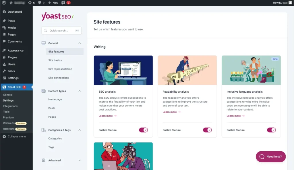 Pozycjonowanie WordPress - jak zwiększyć widoczność strony 4 Pozycjonowanie stron na WordPressie - Yoast SEO