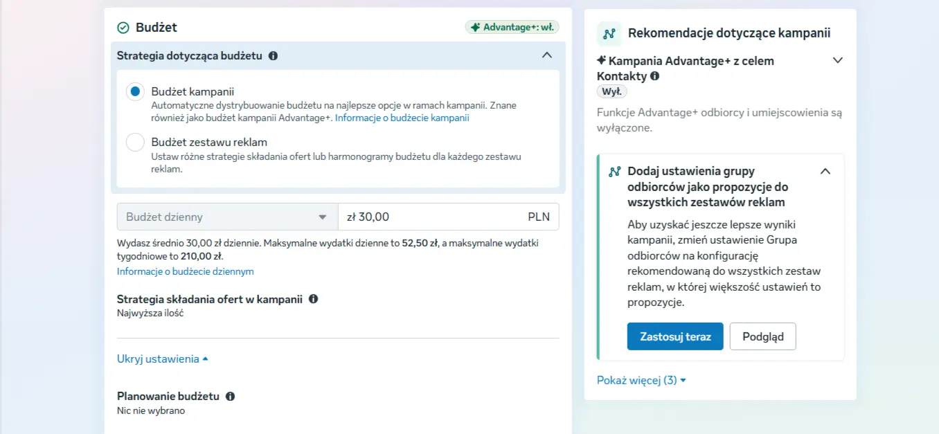 Jak zbudować strukturę kampanii w Meta Ads (CBO vs ABO) 2 Skuteczna struktura kampanii Meta Ads - ABO i CBO
