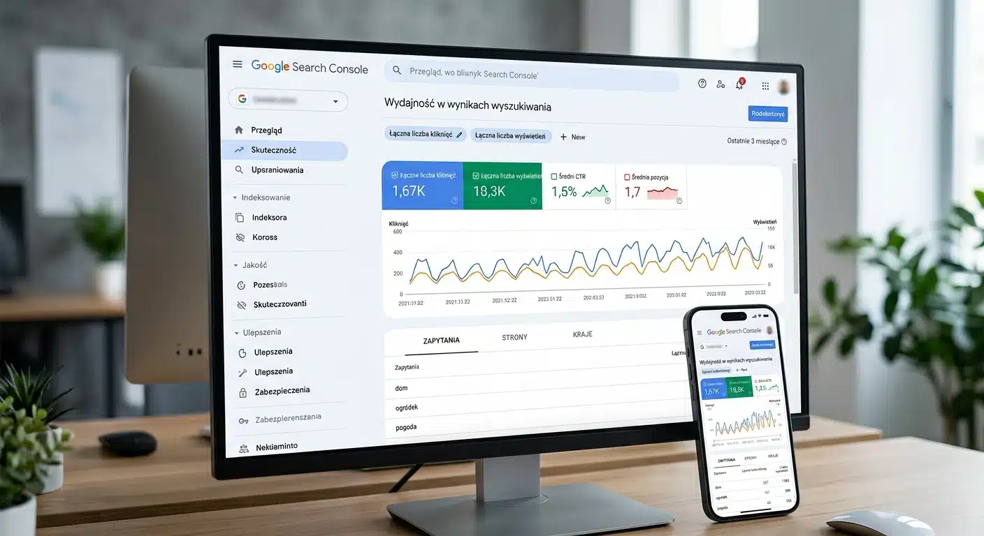Google Search Console – jak analizować skuteczność SEO? 1 Google Search Console - jak analizować dane SEO?