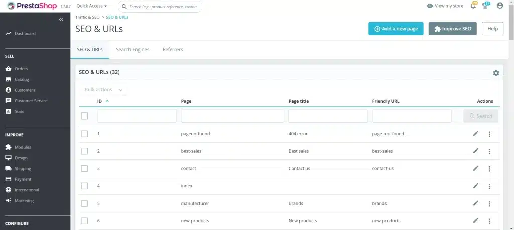Pozycjonowanie PrestaShop - jak zwiększyć widoczność sklepu 4 Friendly URL w sklepach Presta - SEO